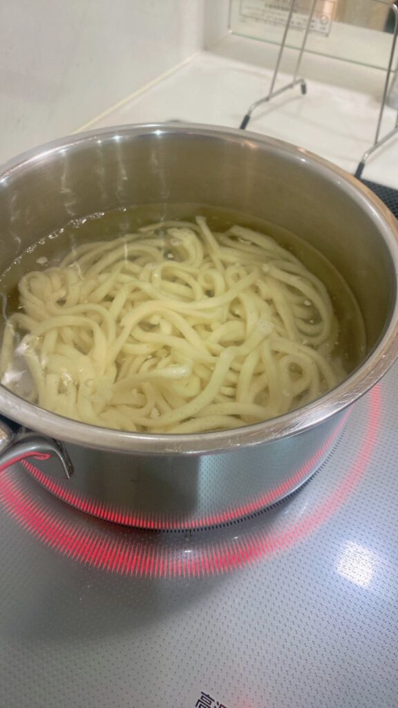 麺茹で